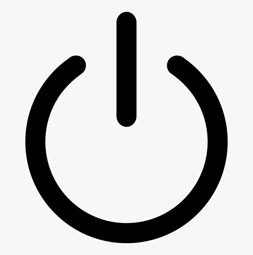 Symbol,line,circle - Power Symbol Clipart, HD Png Download ...