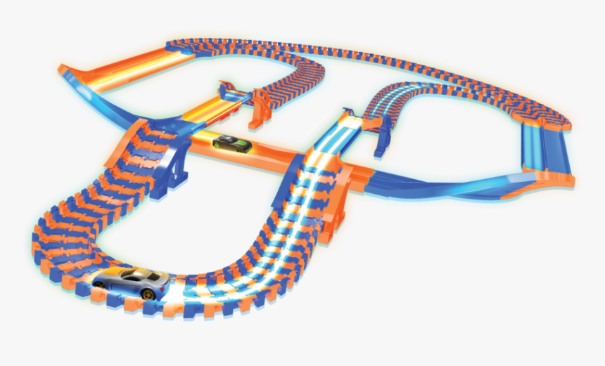 Max Flex 300 Rc Glow In The Dark Dual Race Set Giveaway - Bungee Cord, HD Png Download