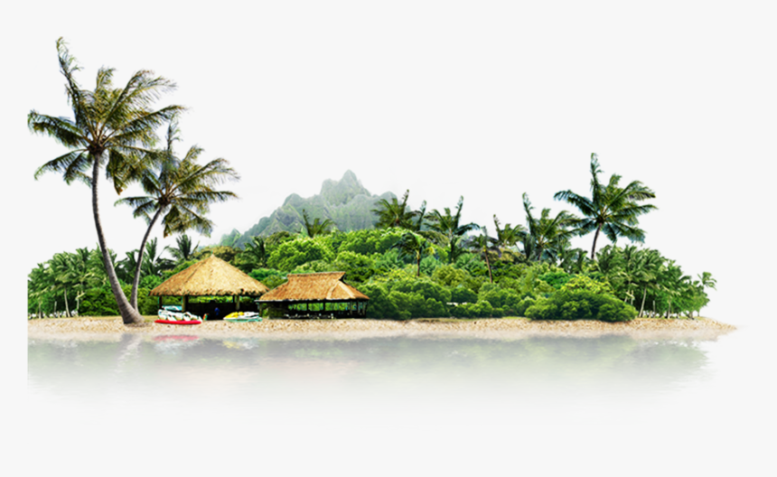 Summer Island Vacation Icon Landscape Cool Clipart - Island Png, Transparent Png