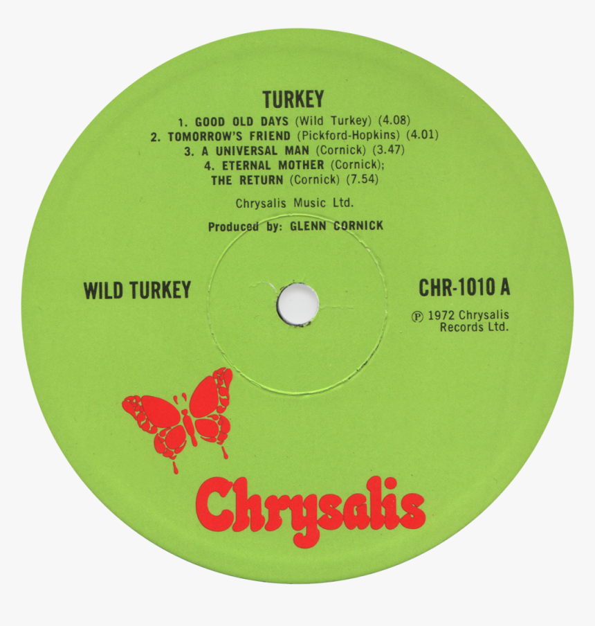 Chr 1010 Wild Turkey Label - Cd, HD Png Download