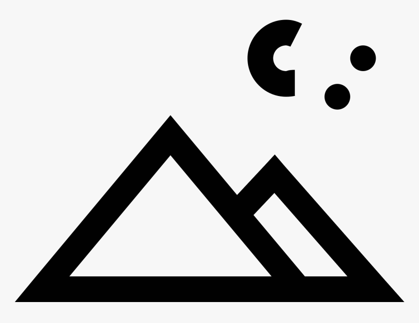 Night Landscape Icon - Triangle, HD Png Download