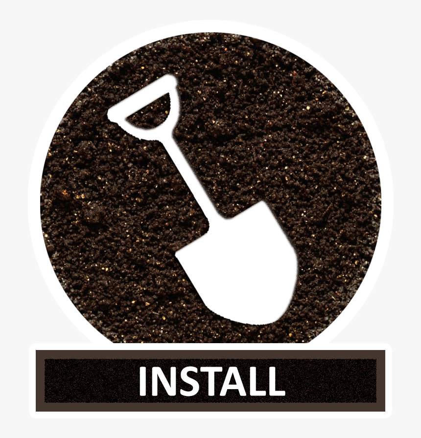 Dirt Icons Trimmer Install Png - Poster, Transparent Png