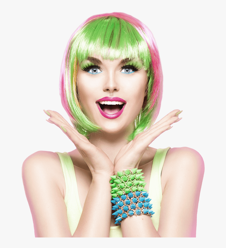 Transparent Pink Wig Png - Belleza Sorprendida, Png Download