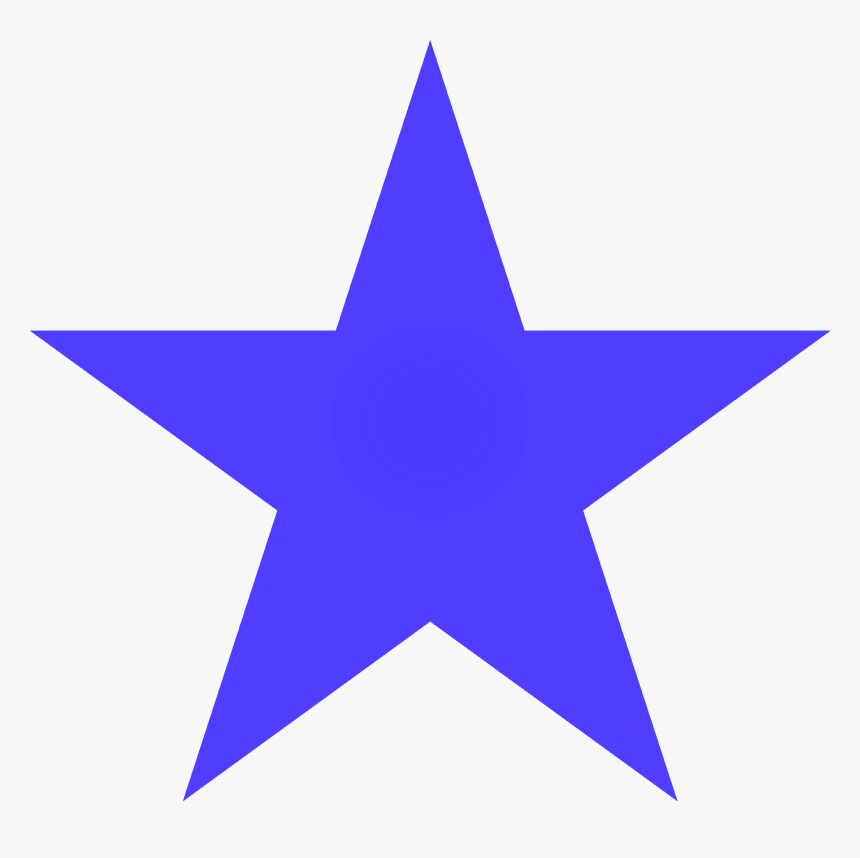 Estrellas Azul Png Purple Star - Transparent Background White Star, Png Download