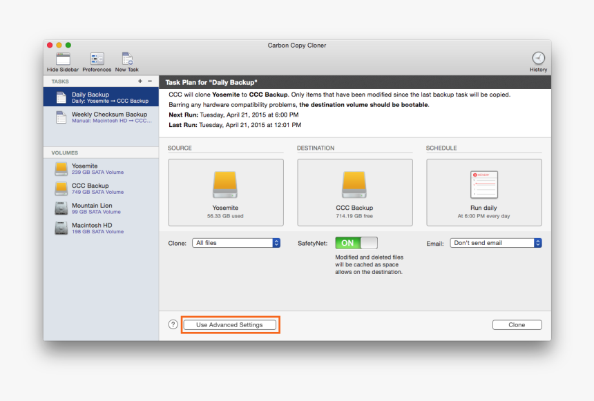 Transparent Restart Icon Png - Carbon Copy Cloner 4 Italiano, Png Download