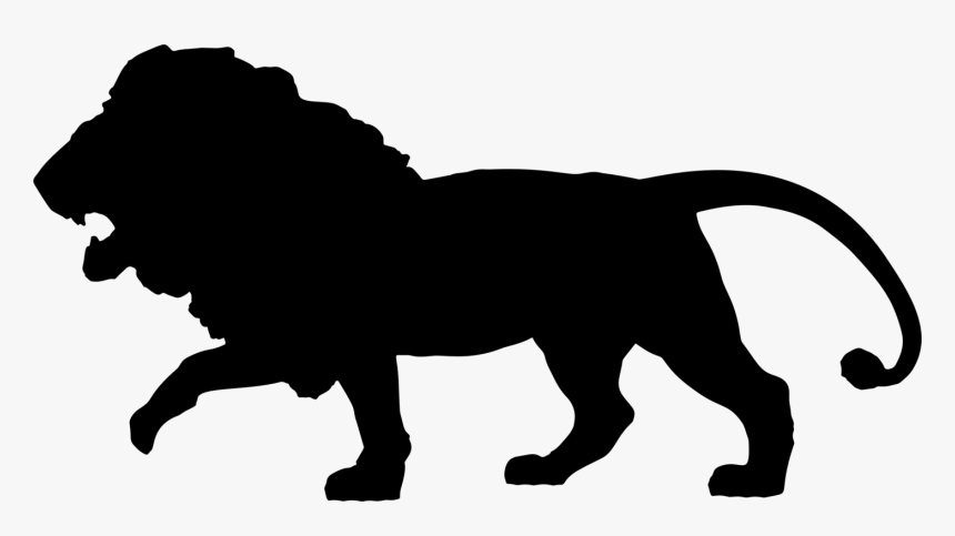 Snout,wildlife,puma - Lion African Animal Silhouette, HD Png Download