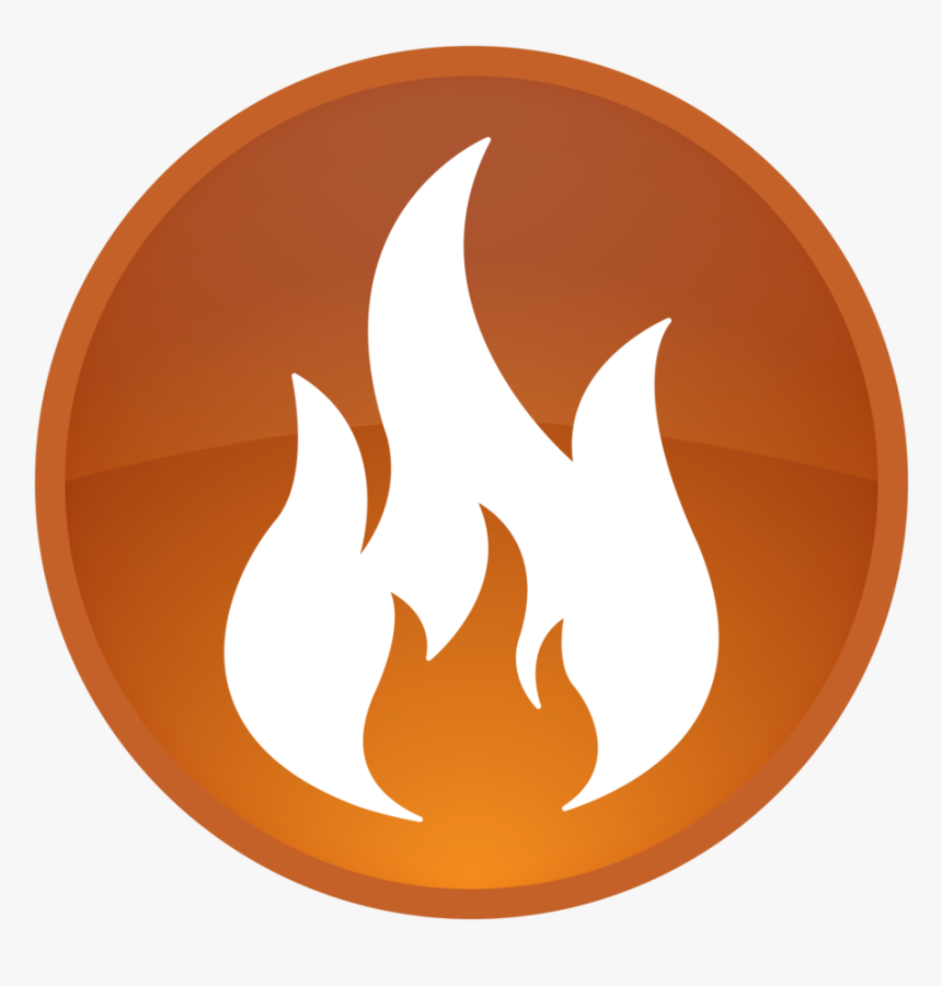 Fire In Circle Logo, HD Png Download