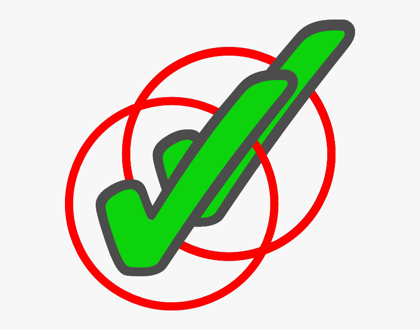 Green Check Mark In Circle Clip Art At Vector Clip - Double Check Images Transparent, HD Png Download