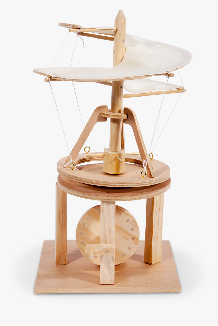 Leonardo Da Vinci Helicopter - Leonardo Da Vinci Project Helicopter, HD Png Download