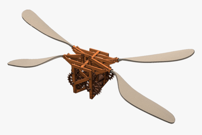Leonardo Da Vinci Mechanical Butterfly - Mechanical Butterfly Da Vinci, HD Png Download