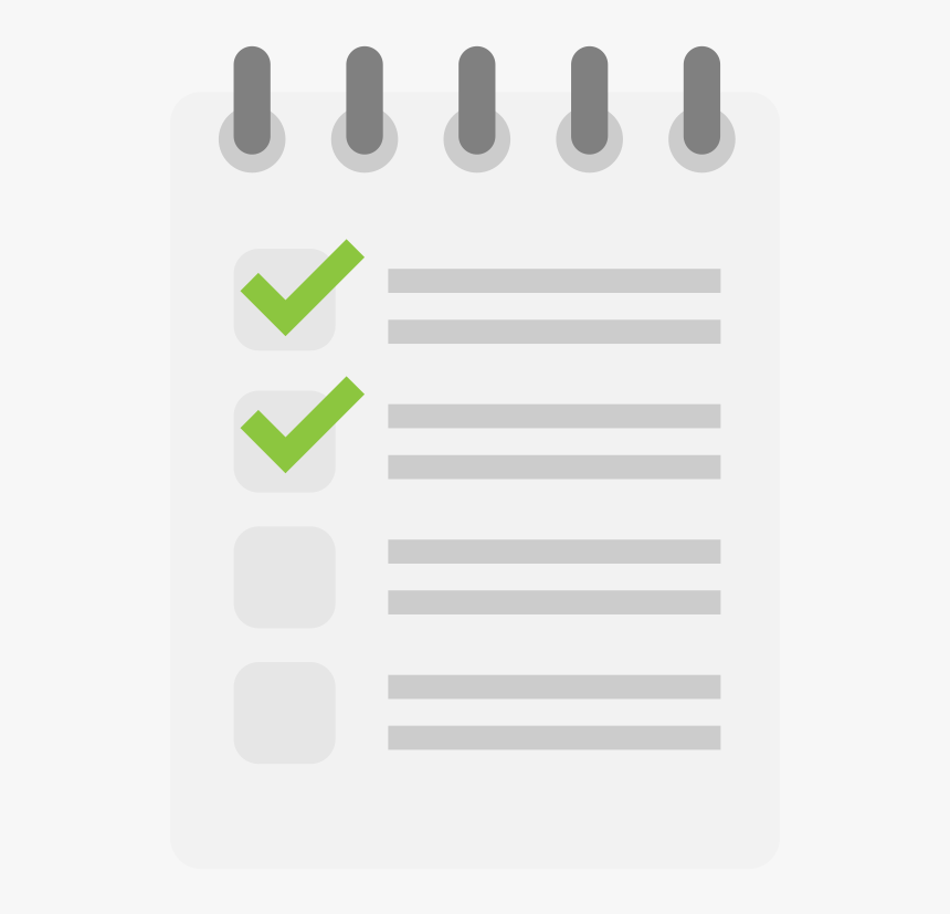 Checklist Flat Icon Vector - Smile, HD Png Download