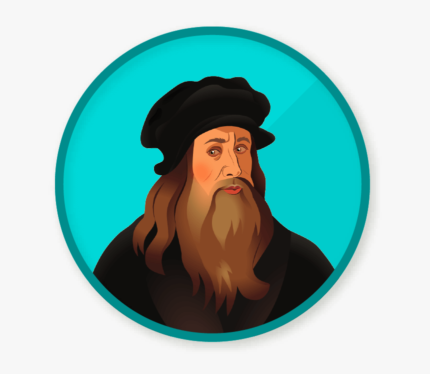 Leonardo Da Vinci Clipart Transparent, HD Png Download