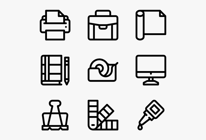 Stationery - Museum Icons, HD Png Download