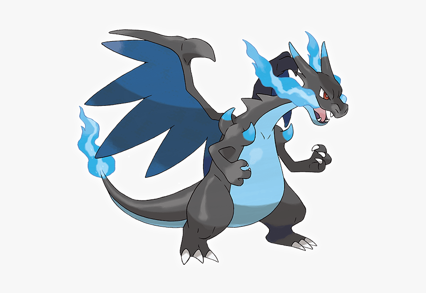 Draw Mega Charizard X, HD Png Download