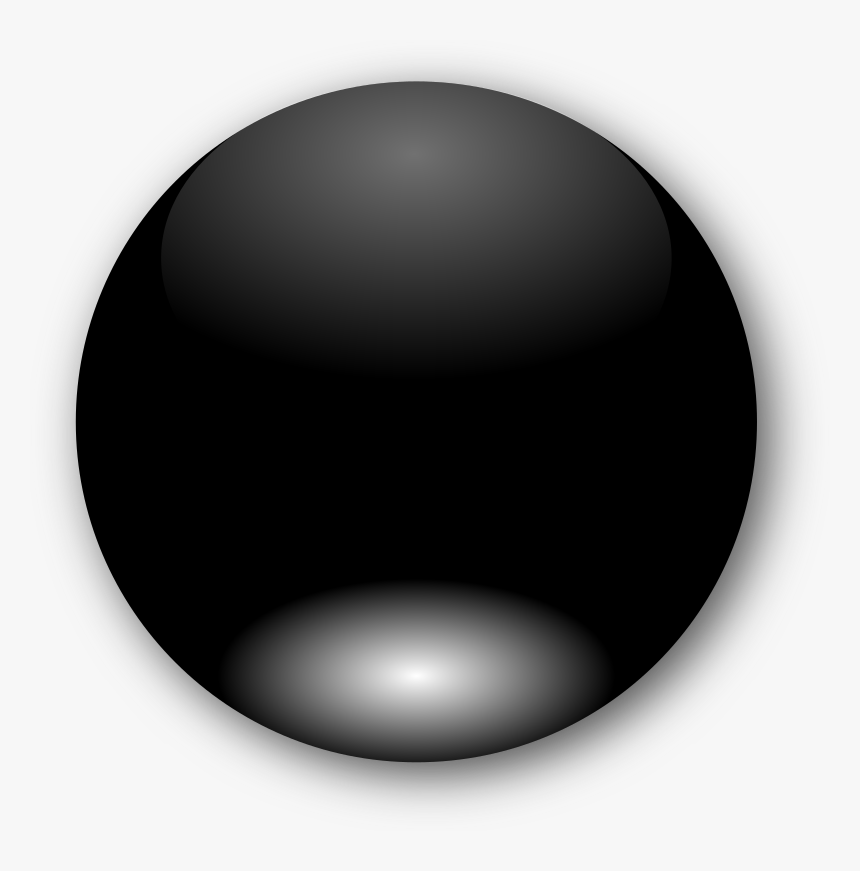 Black Circle Button - Windows 7, HD Png Download