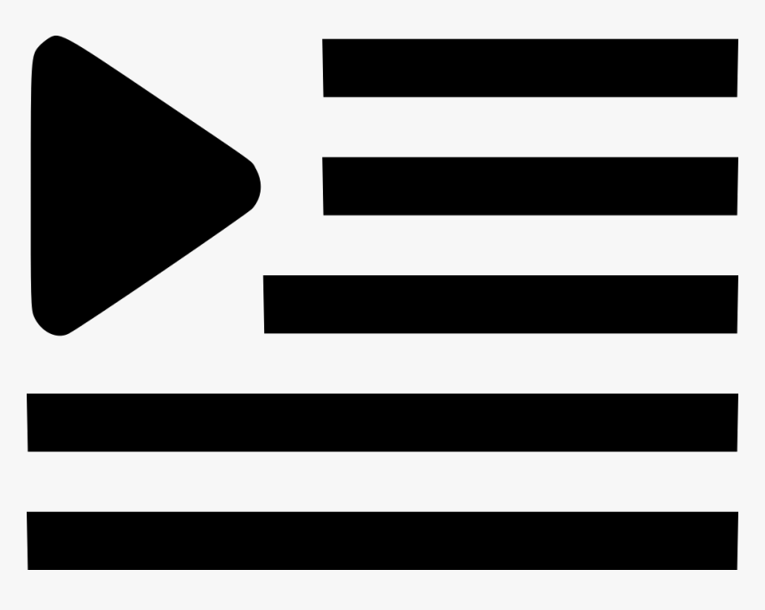 Icon Playlist - Playlist Video Icon Png, Transparent Png