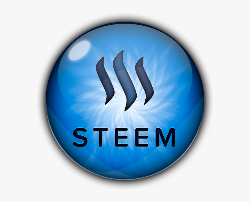 Icono Steem 3d Azul - Steem, HD Png Download