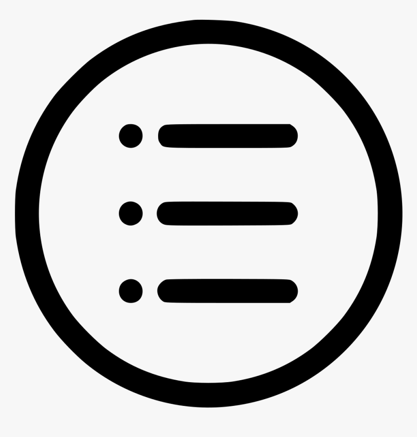 List Playlist Options Preferences Music Video - Circle, HD Png Download