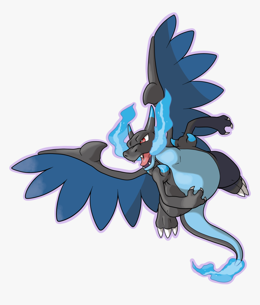 Mega Charizard X Png, Transparent Png