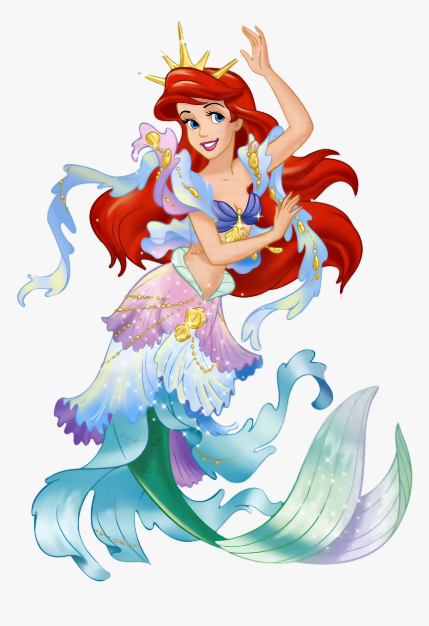 Ariel Little Mermaid Character, HD Png Download