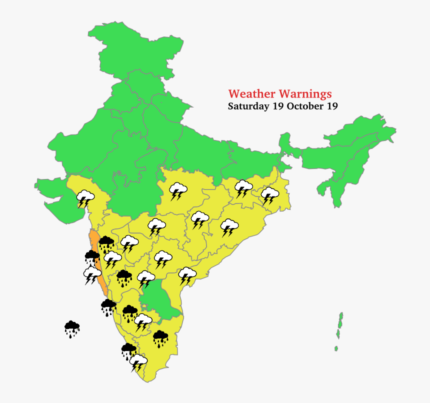 India Map With State Vector, HD Png Download