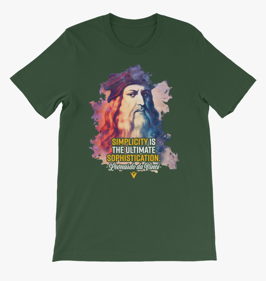 Leonardo Da Vinci - T-shirt, HD Png Download
