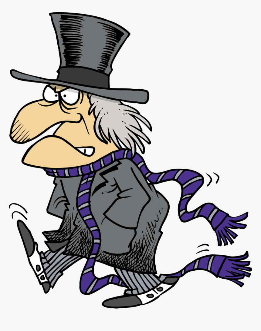 Transparent Ebenezer Scrooge Clipart - Cartoon Scrooge Christmas Carol, HD Png Download