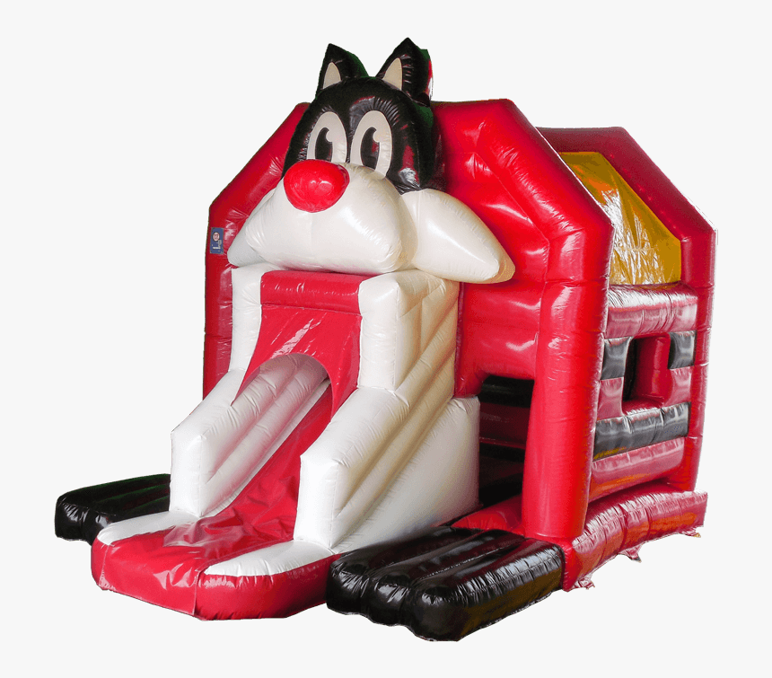 Cat Front Slide Bouncer - Inflatable, HD Png Download