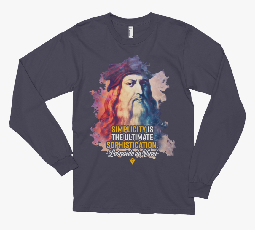 Leonardo Da Vinci - T-shirt, HD Png Download