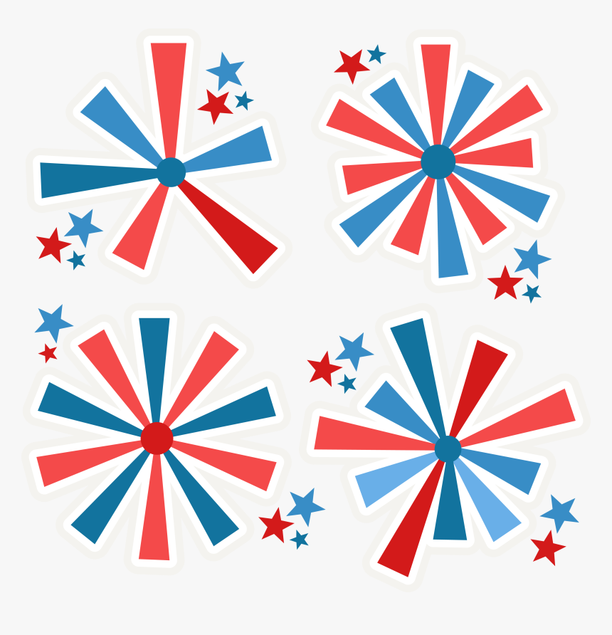 Black And White Fireworks Clipart - Line Art Vector Png, Transparent Png