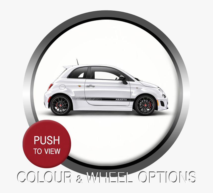Transparent Fiat Png - 500 Abarth Adesivi Laterali, Png Download