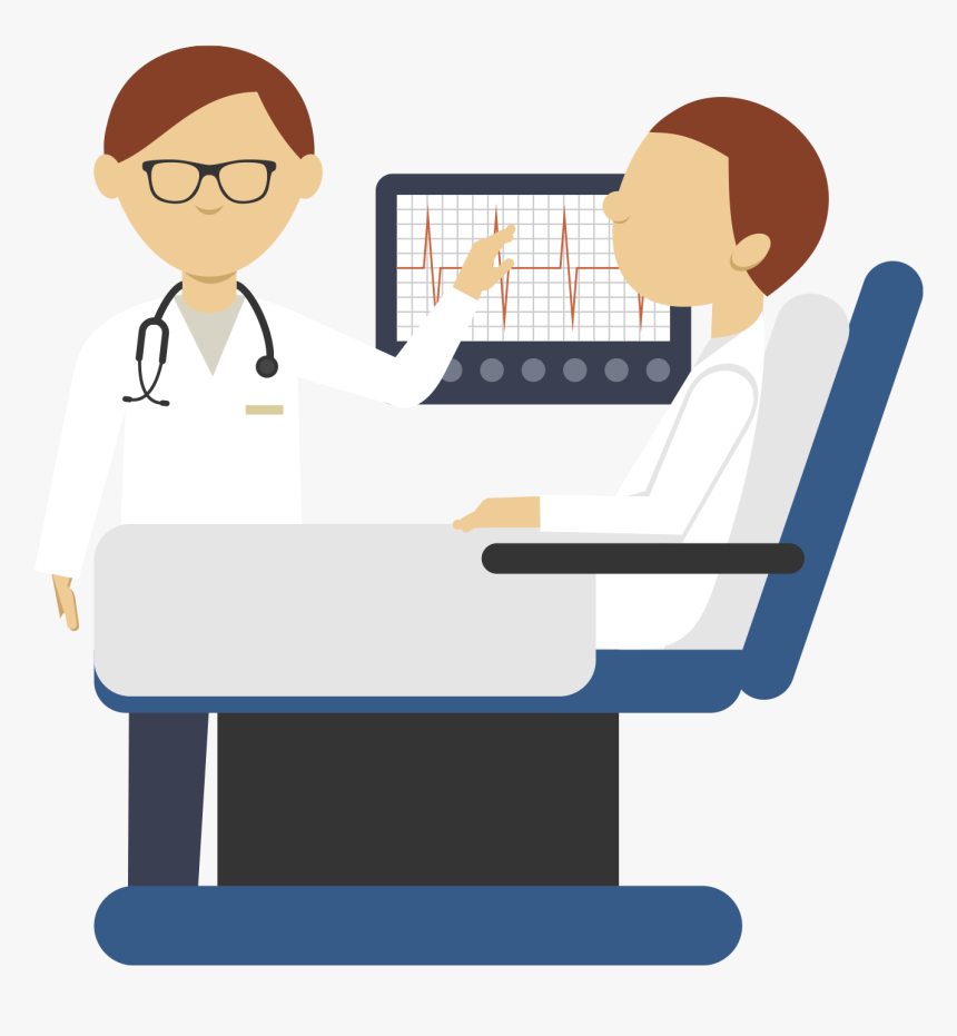 Paciente-medico Veritas Sanitatis - Doctor Patients Clipart Png, Transparent Png