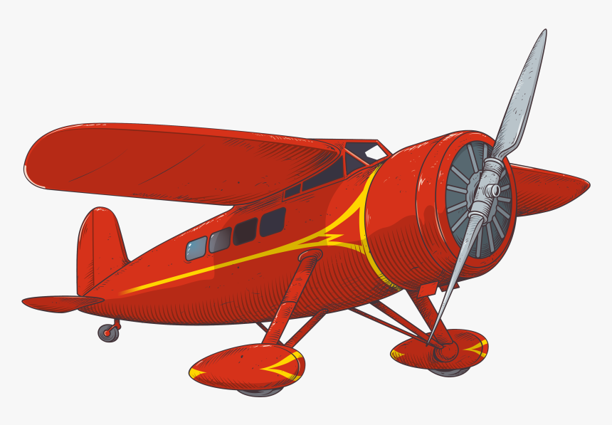 Amelia Earhart Plane Illustration, HD Png Download