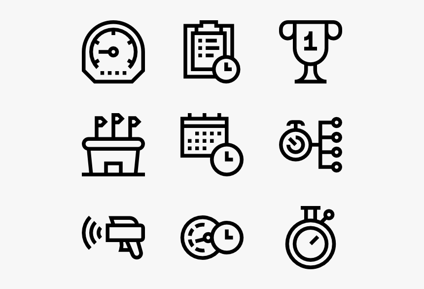 Speedometer & Time - Farm Vector Icon, HD Png Download