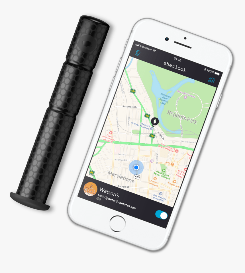 Sherlock Gps Bike Tracker, HD Png Download