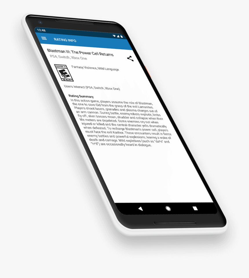 Mobile App 
 Data Paralax Speed - Smartphone, HD Png Download