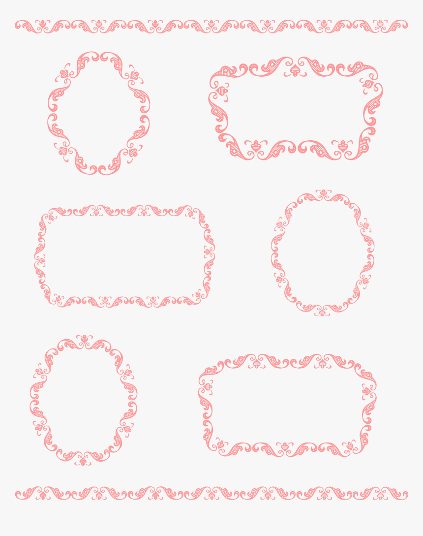 Transparent Vintage Frames Png - Border Vector Vintage Borders, Png Download