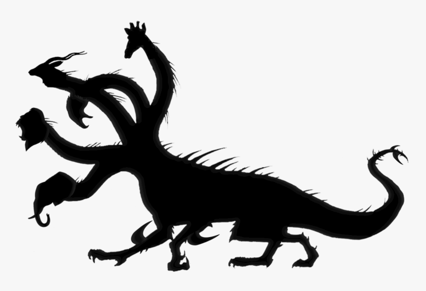 Transparent Gorilla Silhouette Png - Hydra In Greek Mythology, Png Download