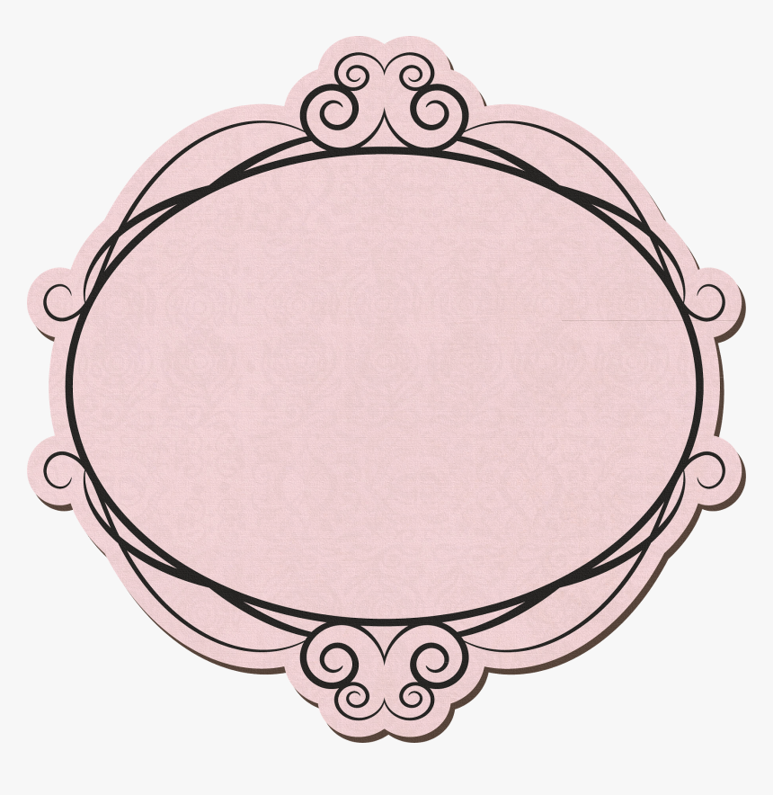 Graça Layouts Design ,personalização E Criação Arte - Black And Pink Vintage Frame, HD Png Download