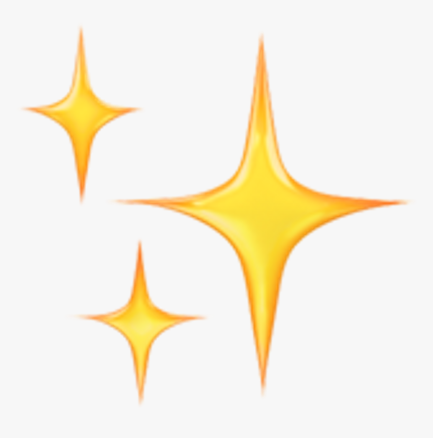 Clipart Stars Emoji - Sparkle Emoji Png, Transparent Png