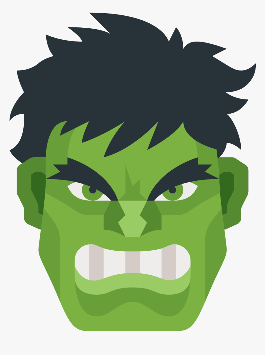 Icon Emoji Face Png - Hulk Face Transparent, Png Download