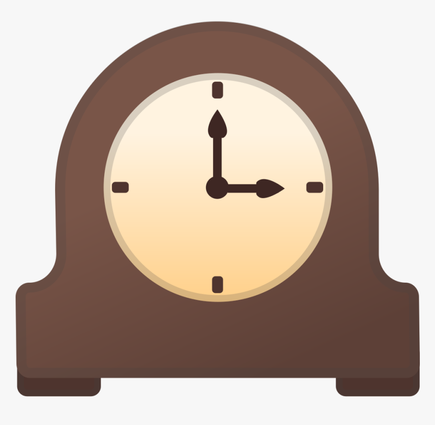 Mantelpiece Clock Icon - Mantelpiece Clock Png, Transparent Png