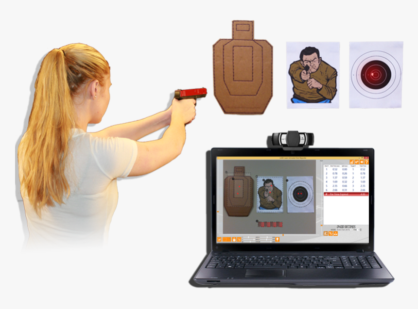 Laser Training Pistol System, HD Png Download