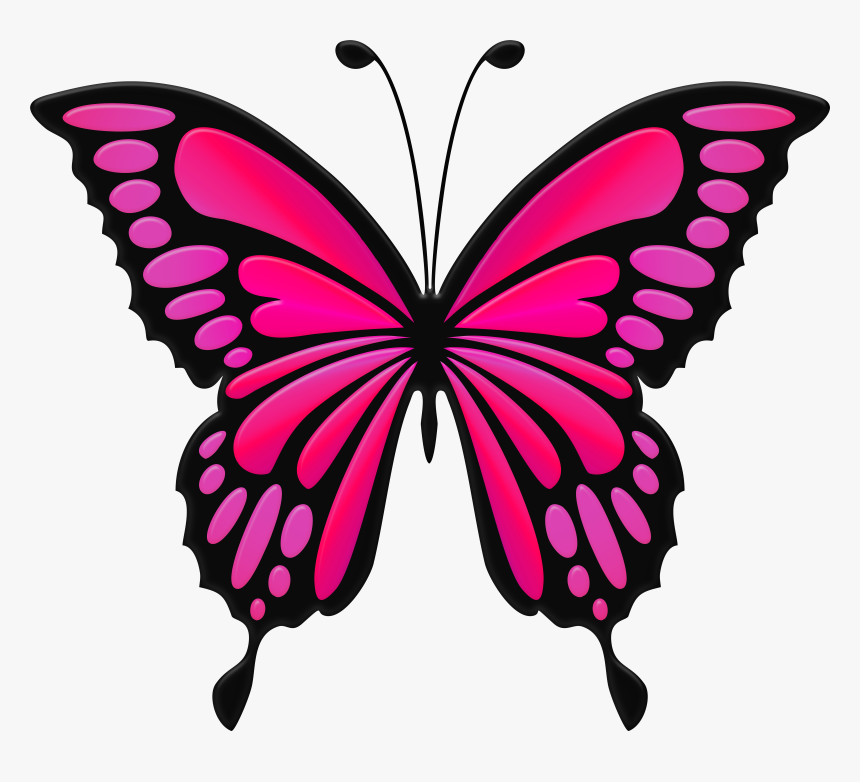 Pink Butterfly Png Clip, Transparent Png