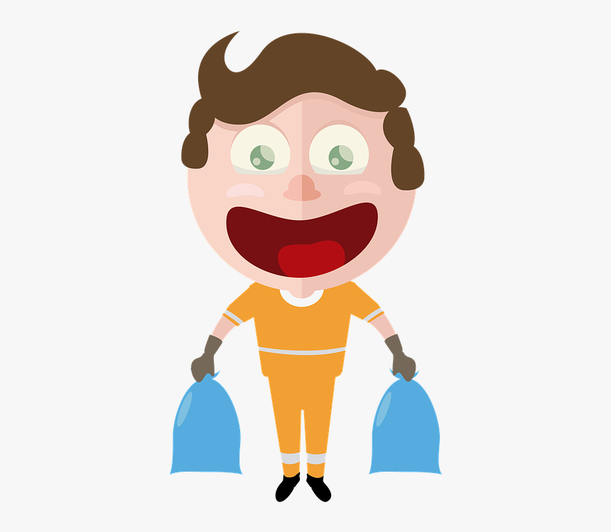 Collector, Trash, Street-sweeper, Collection, Selective - Sweeperclipart, HD Png Download
