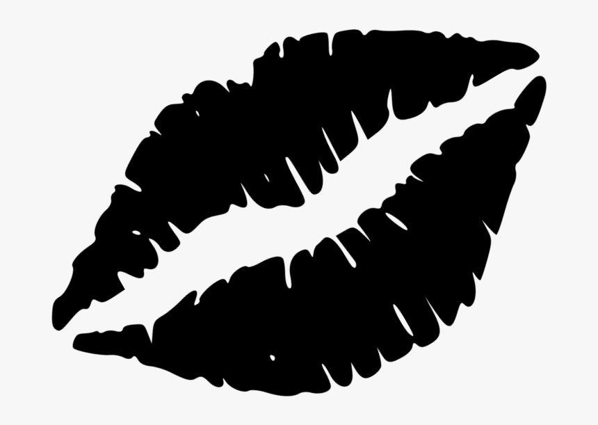 And White - Lips Clipart, HD Png Download