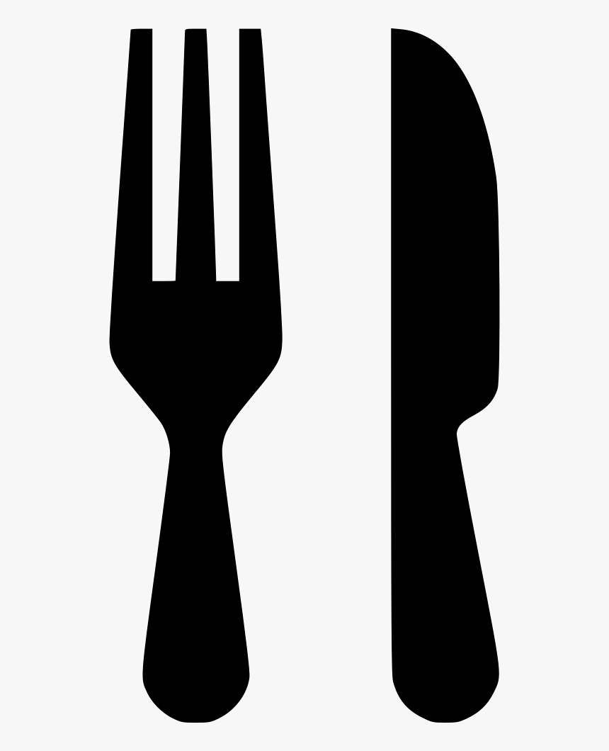 Fork And Knife - Transparent Fork And Knife Icon, HD Png Download