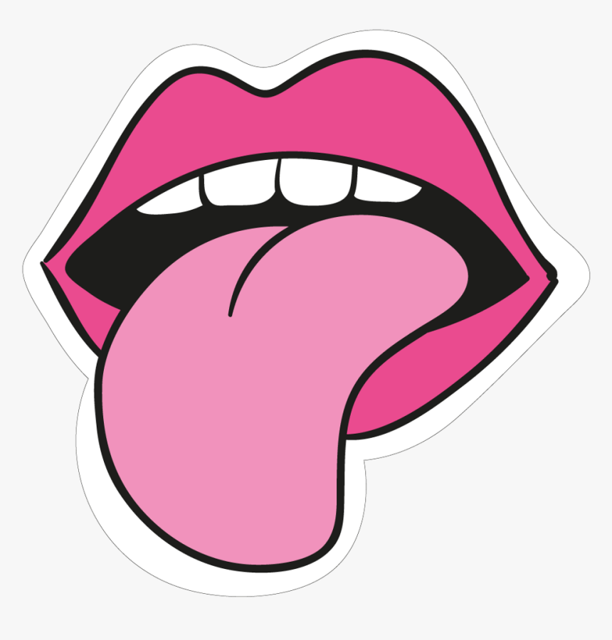 Tongue Clipart Transparent Tumblr - Tongue Clipart, HD Png Download