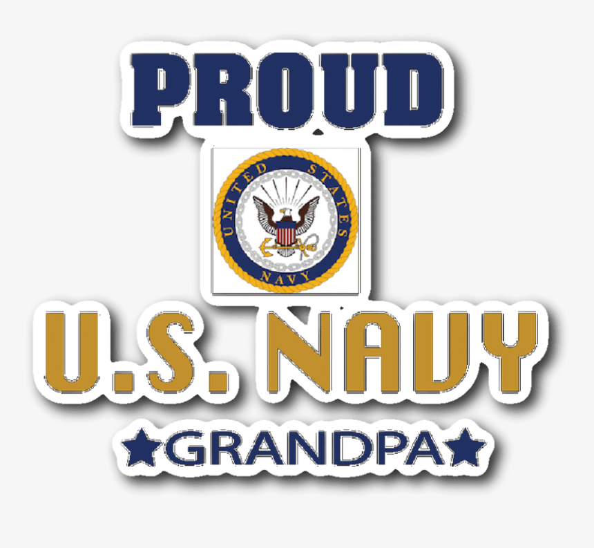 Navy Grandpa Car Window Sticker Gift For Grandfather, HD Png Download