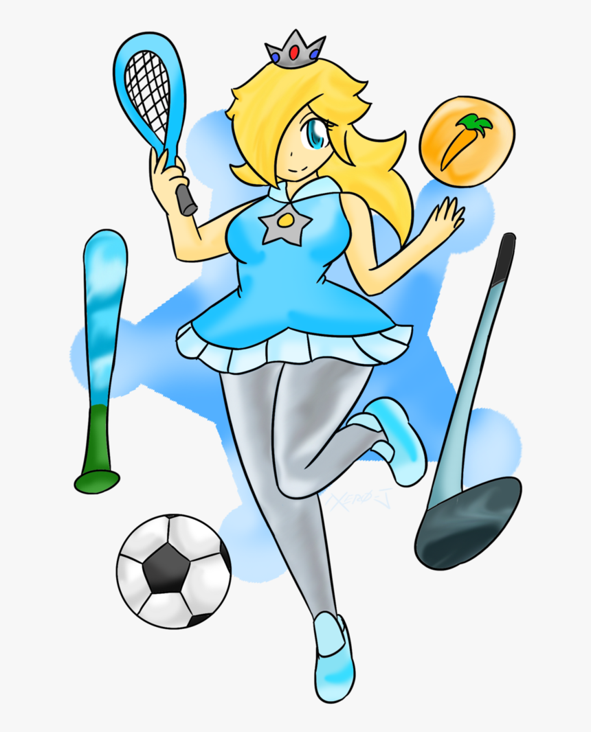 All Star Sports Image Transparent Stock Techflourish - Mario Sports Superstars Rosalina, HD Png Download